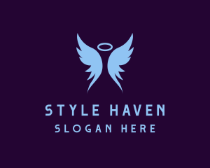 Souvenir Shop - Holy Angel Wings logo design