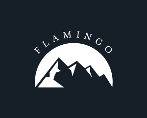Campground - Peak Mountain Adventure logo design