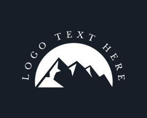 Explore - Peak Mountain Adventure logo design