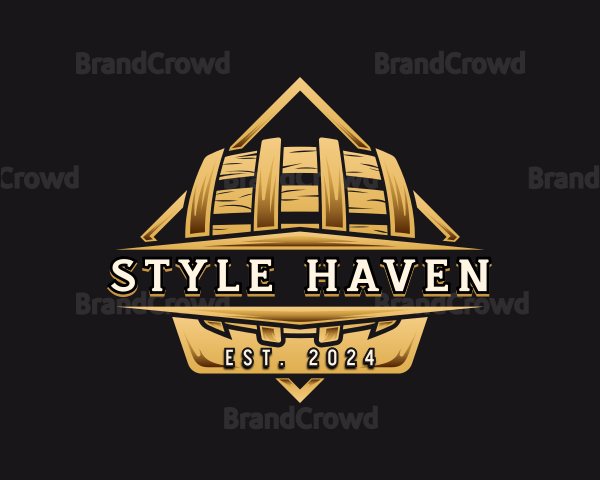 Premium Barrel Brewery Logo