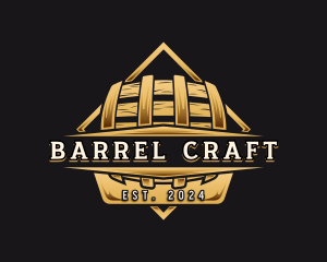 Barrel - Premium Barrel Brewery logo design