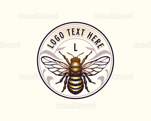 Honey Bee Apiculture Logo