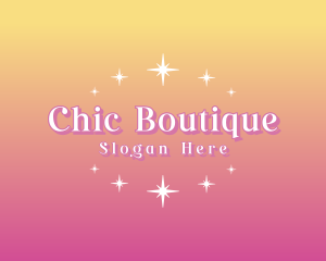 Chic - Sparkle Star Boutique logo design