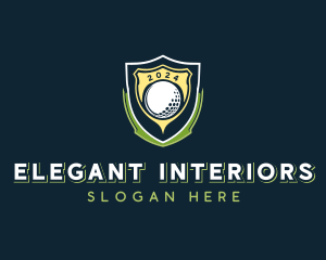 Golf Shield Competition logo design