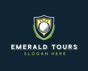 Golf Shield Competition logo design