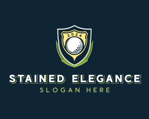 Golf Shield Competition logo design