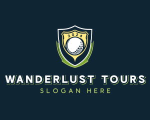 Golf Shield Competition logo design