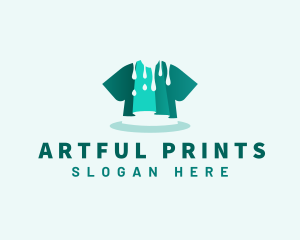 Shirt Paint Print logo design