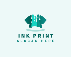 Print - Shirt Paint Print logo design