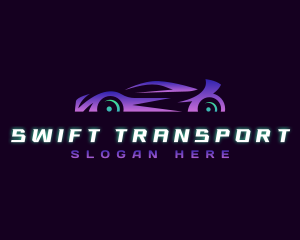 Transportation - Car Transport Vehicle logo design