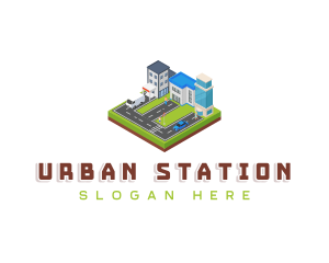 Modern Urban Building logo design