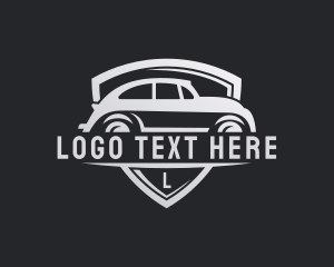 Drive - Automotive Car Shield logo design