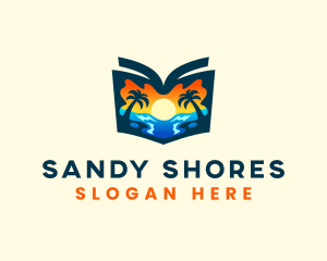 Beach Travel Guide Resort logo design