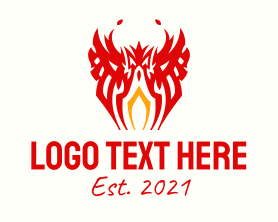 two-burning-logo-examples