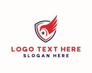 United States - Eagle America Shield logo design