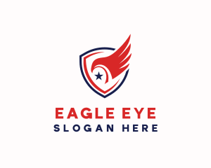 Eagle America Shield logo design