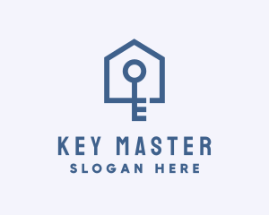 Unlock - Home Security Key logo design