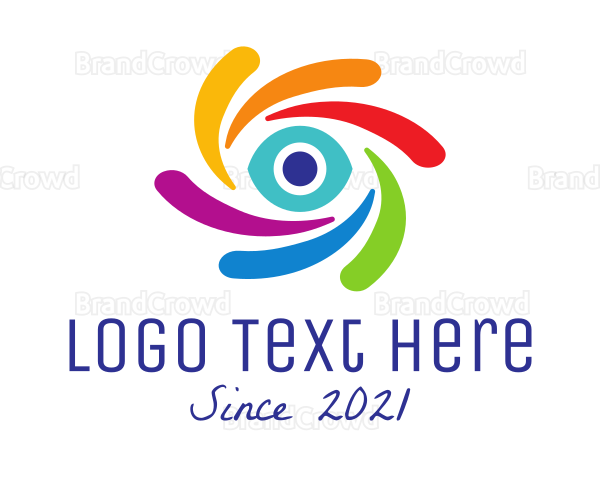 Colorful Creative Eye Logo
