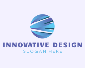 3D Sphere Innovation logo design