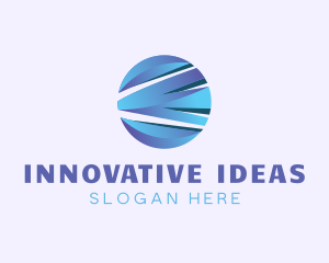 3D Sphere Innovation logo design