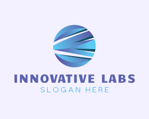 3D Sphere Innovation logo design