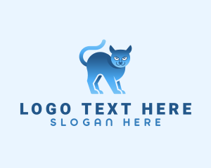 Startup - Gradient Cat Animal logo design