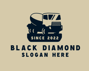 Cement Truck Vehicle logo design