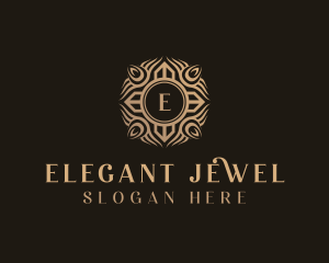 Elegant Floral Jeweler logo design