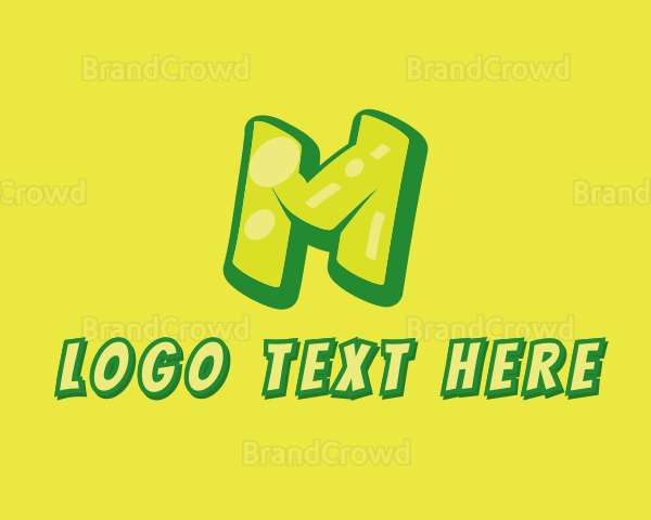 Graphic Gloss Letter M Logo