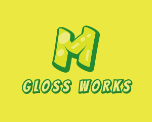 Gloss - Graphic Gloss Letter M logo design