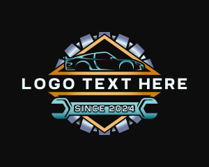 Motorsport - Auto Wrench Mechanic logo design