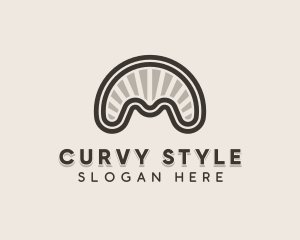 Curvy - Creative Agency Letter M logo design