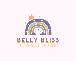 Prenatal - Children Daycare Rainbow logo design