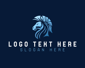 Classy - Horse Knight Stallion logo design