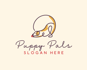 Dog Pet Puppy logo design