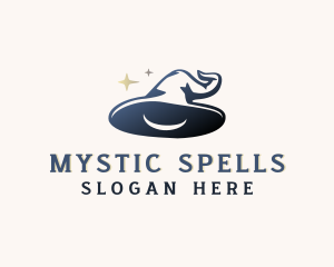 Witch - Magical Wizard Hat logo design