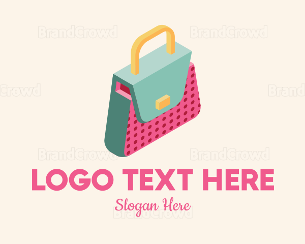 3D Handbag Fashion Logo