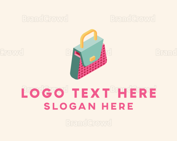 3D Handbag Fashion Logo