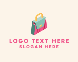 Luxury Bag - 3D Handbag Fashion logo design