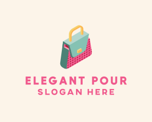 3D Handbag Fashion logo design