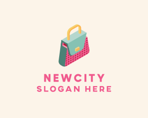 3D Handbag Fashion logo design