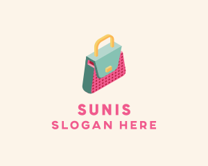 3D Handbag Fashion logo design