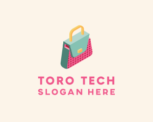 3D Handbag Fashion logo design