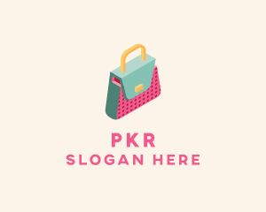 3D Handbag Fashion logo design