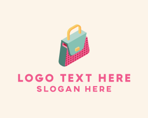 3D Handbag Fashion Logo