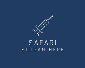 Hospital Medical Syringe Logo