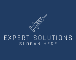 Specialist - Hospital Medical Syringe logo design