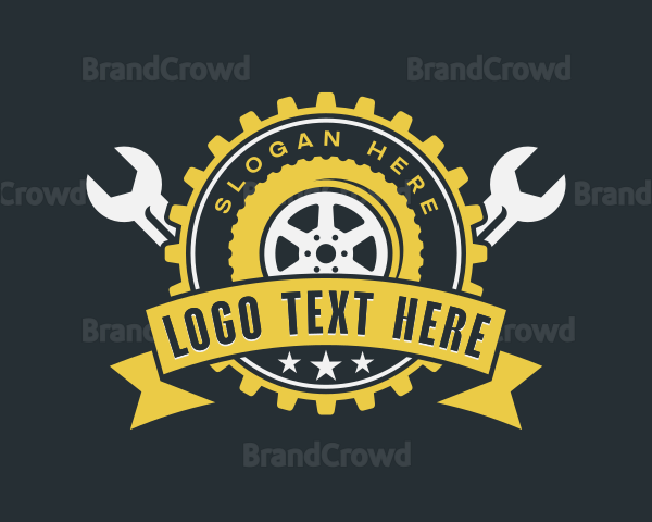 Industrial Mechanic Garage Logo