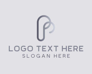 Letter Oc - Creative Studio Letter P logo design