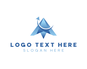 Courier - Paper Plane Logistics logo design